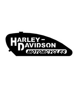 Logo Harley Davidson con Serbatoio File Vettoriale per Incisione Laser